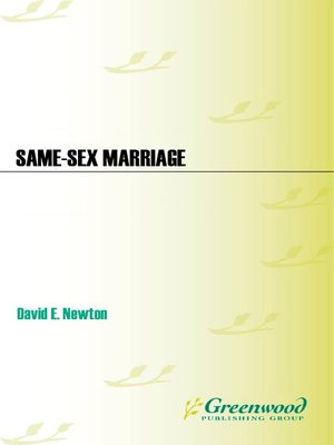 Same-Sex Marriage - ebook